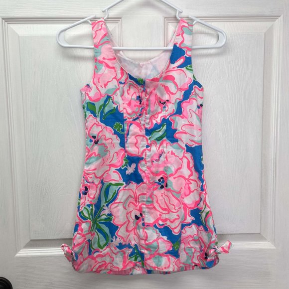 Lilly Pulitzer Pink and Blue Sleeveless Sundress - Picture 7 of 10